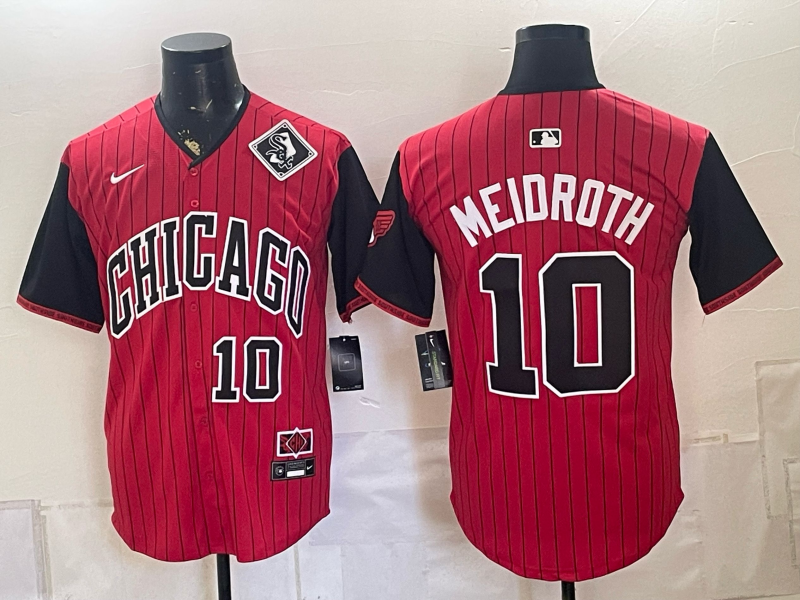 Men Chicago White Sox #10 Meidroth red Nike MLB 2026 jersey 0828001